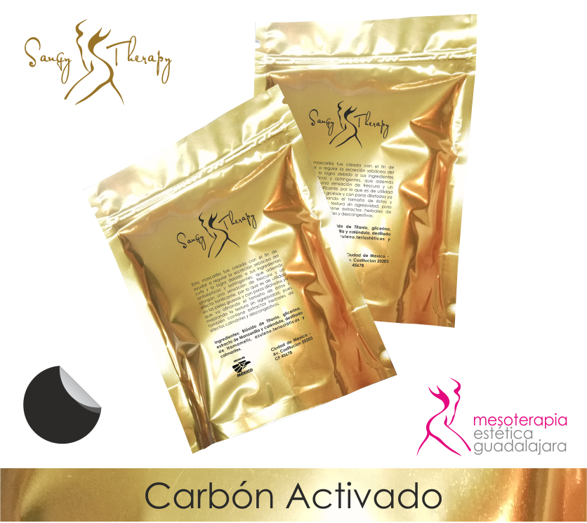 Mascarilla hidroplástica Carbón 250 g Mayoreo