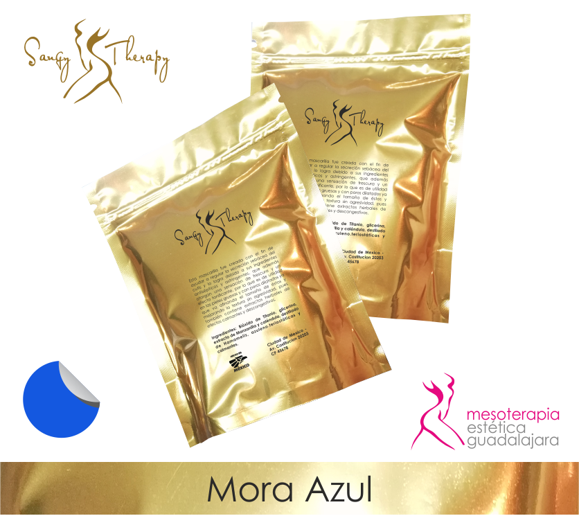 Mascarilla hidroplástica Mora Azul 250 g Mayoreo