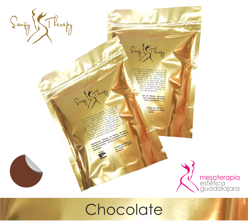 Mascarilla hidroplástica Chocolate 250 g Mayoreo