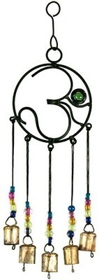 My Mystic Om Wind Chime 5.5"W 17"H