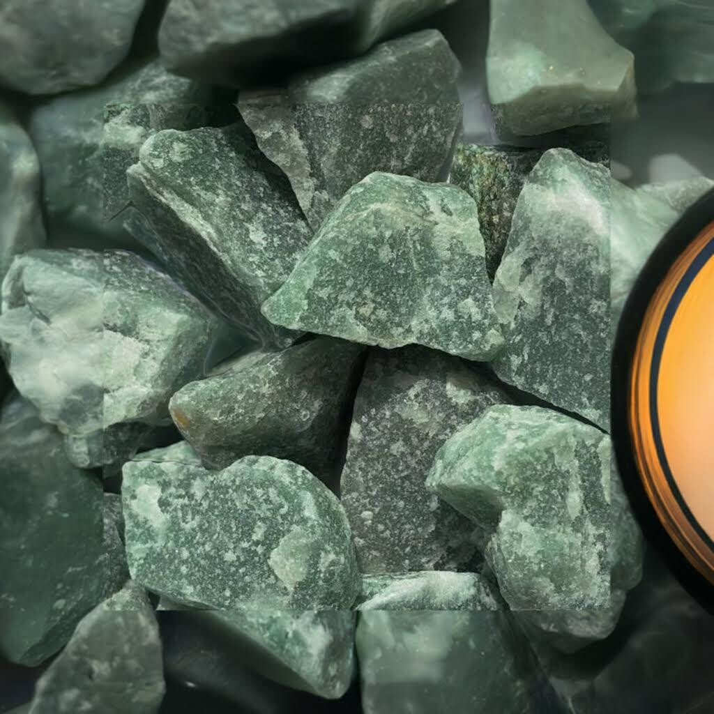 Raw Green Aventurine