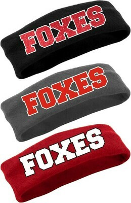 Foxes Glitter Embroidered Headband