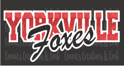 Yorkville Cursive Foxes