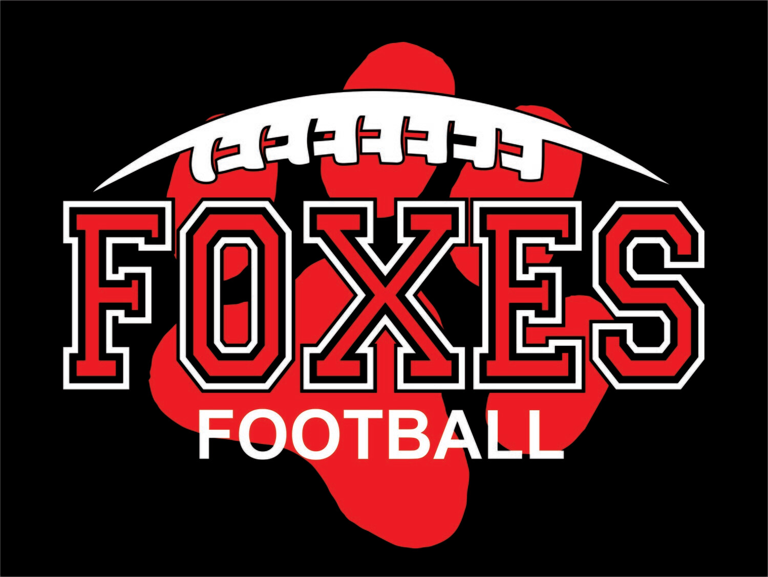 Foxes Football Paw