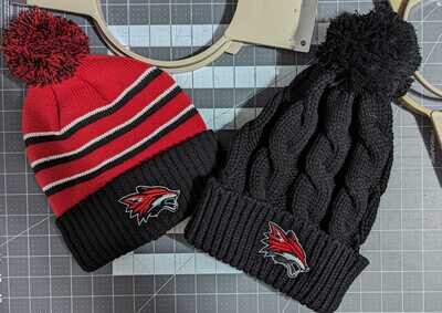 Foxes Embroidered Beanie