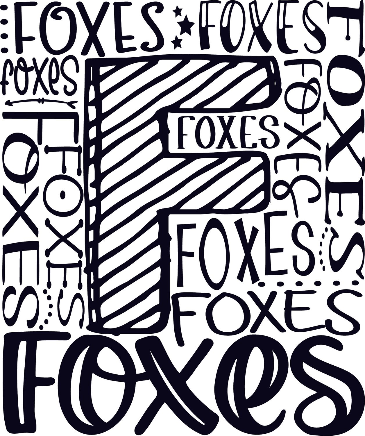 Foxes Typography