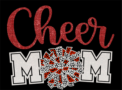 Cheer Mom Poms Stones