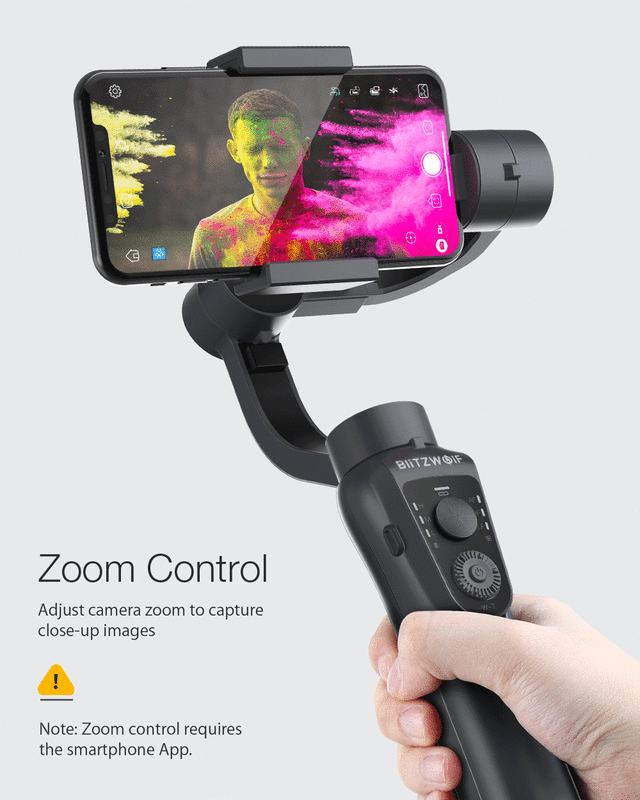 BlitzWolf® BW-BS14 bluetooth 3-Axis Gimbal Stabilizer