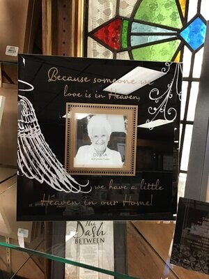 "Heaven in our Home" Memorial Picture Frame