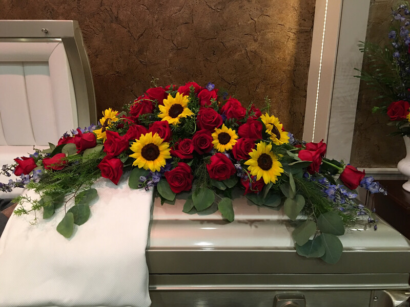 A Loving Memory Casket Spray- Item #WFEBT-5101