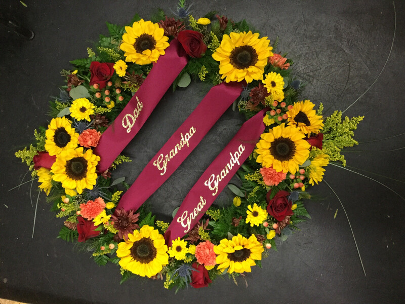 Love Is Golden Wreath- Item #WFEBT-5315