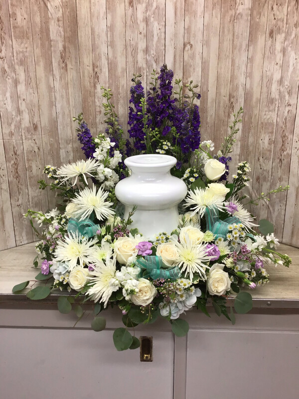 Gentle Thoughts cremation tribute *Urn Not Included * -Item #WFEBT-5214