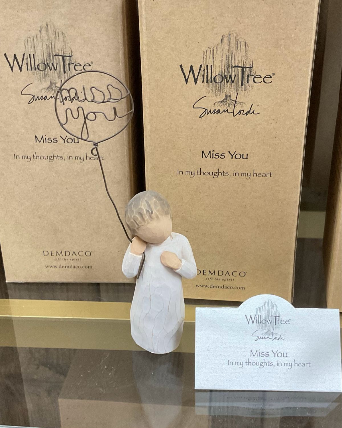 "Miss You" Small Willow Tree figure Ornament **Sold As Add-on, Not By Itself**