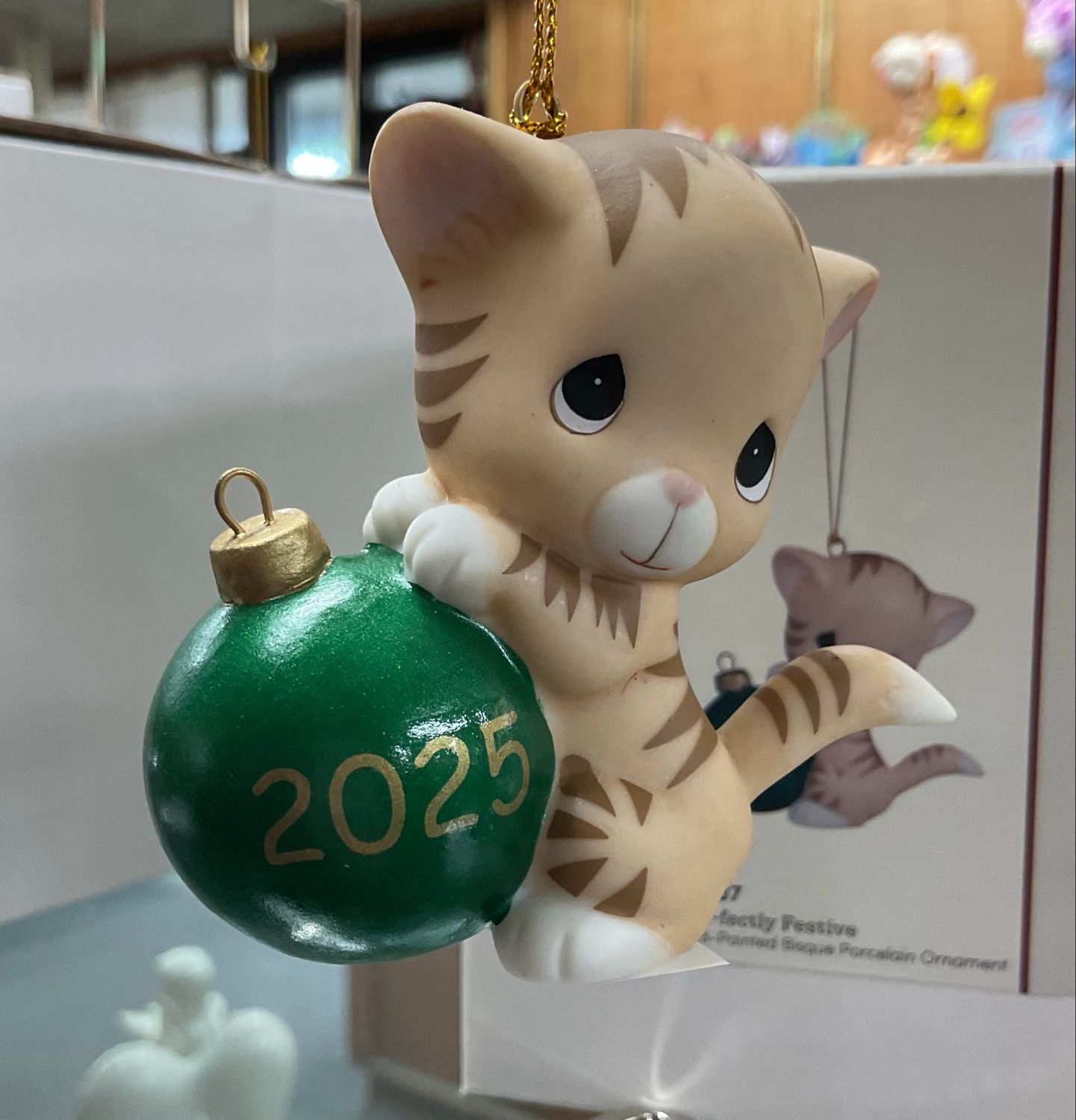 Precious Moment 2025 “Purr-fectly Festive” Ornament