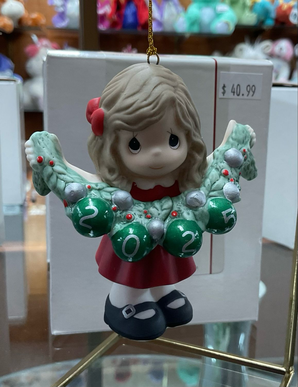 Precious Moment 2025 Ornament “Deck the Halls”