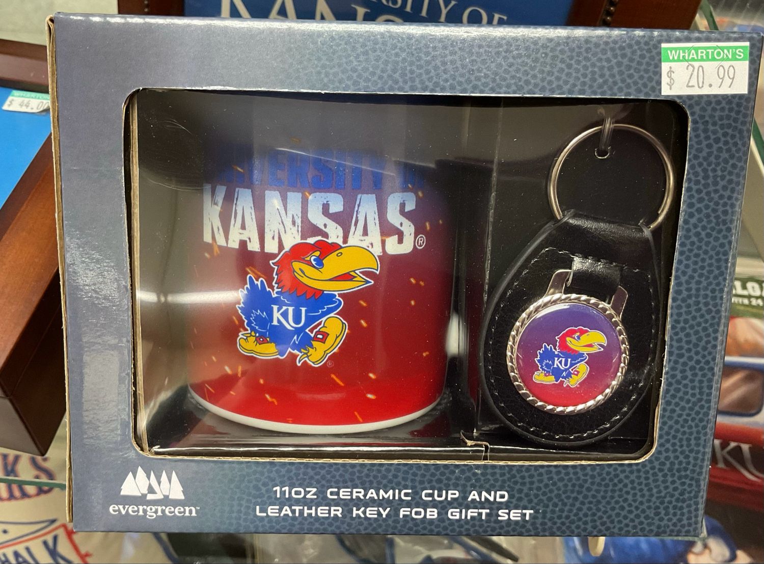 KU Mug And Key Chain Gift Set **Sold as Add-On** Not Sold By Itself