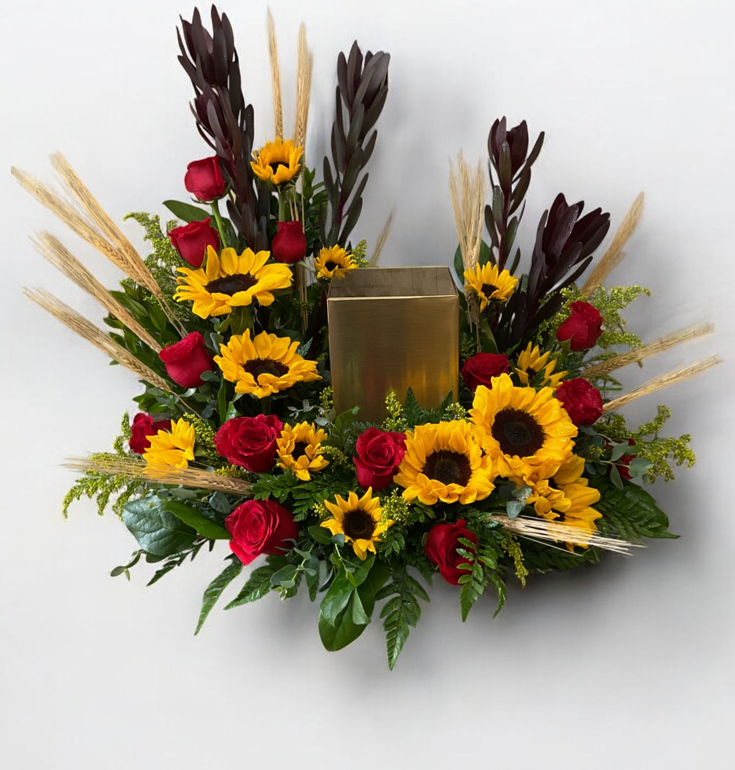 Sunflower Garden cremation tribute *Urn Not Included * -Item #WFEBT-551