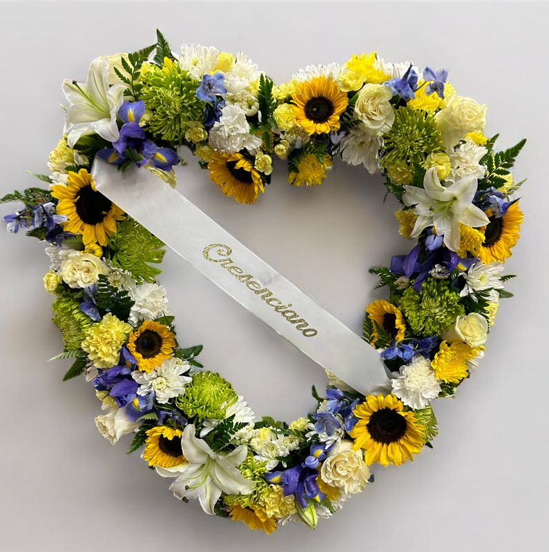 Love and Prayers Heart spray- Item #WFEBT-540