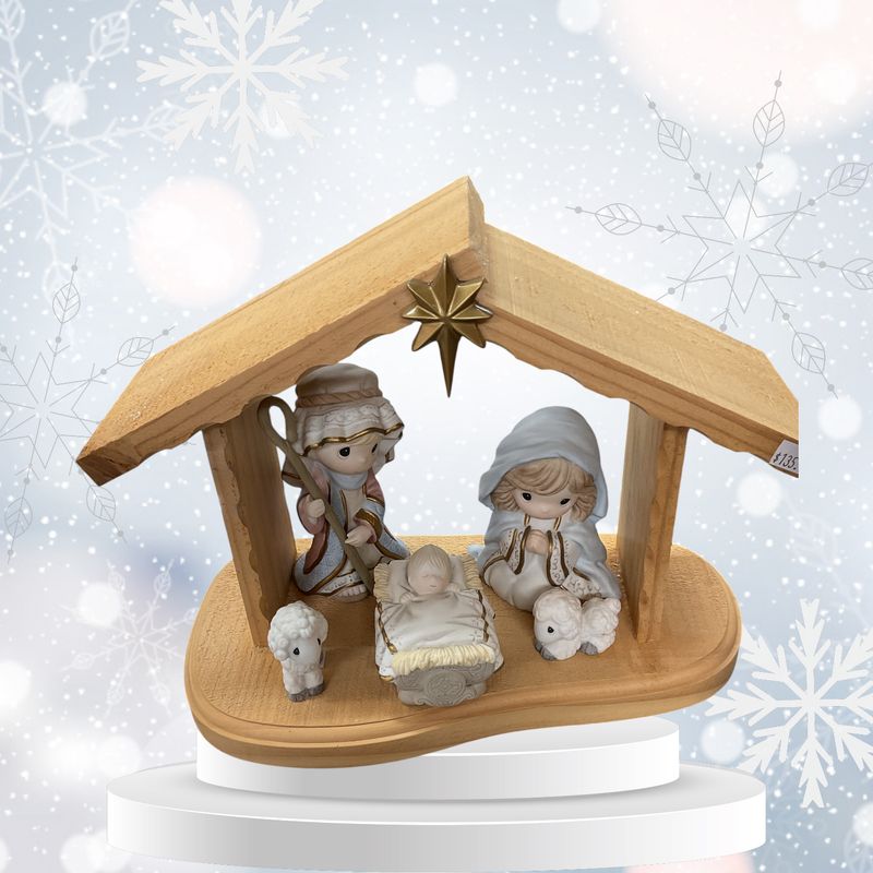 Precious Moment Nativity Set  Precious Moment Nativity Set "Come Let Us Adore Him" 6 pc