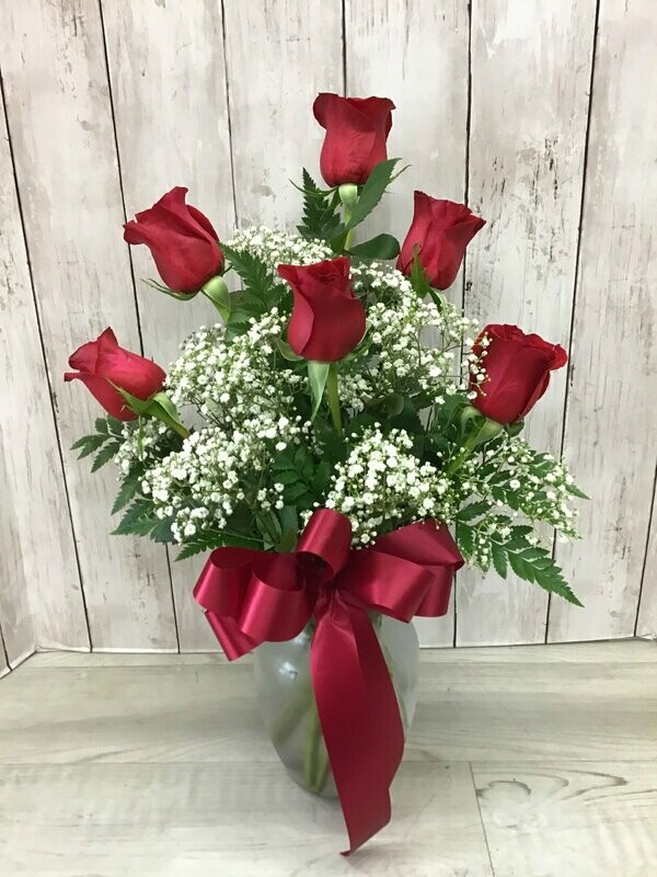 Half-Dozen Roses- Item #WFEBT-912