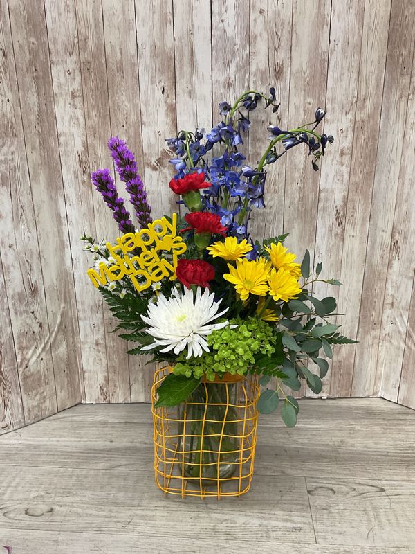 Happy Mother's Day Wire Basket #2