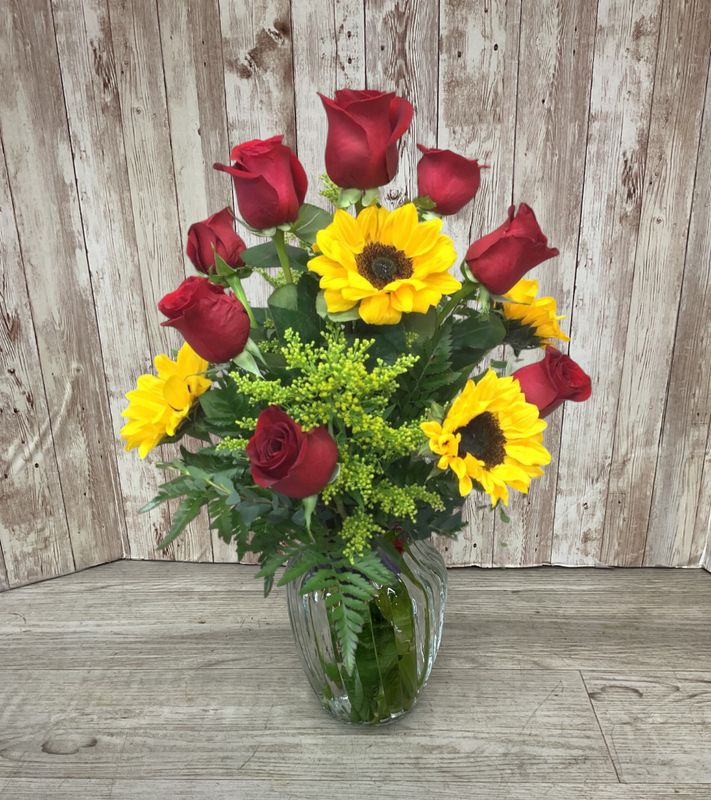 Roses and Sunflowers #8