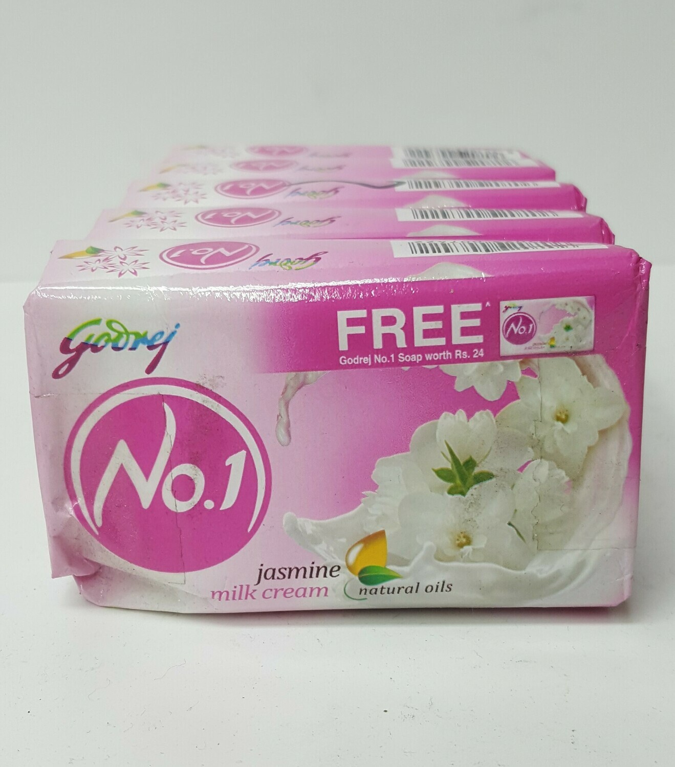 Savon Milk Cream Jasmine FREE GODREJ NO.1