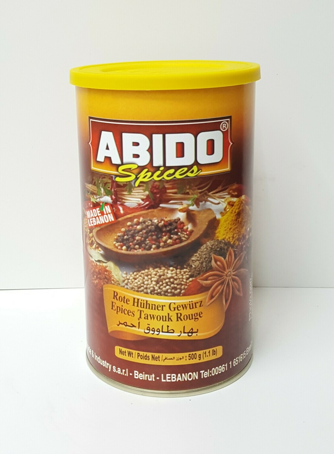 Epices Tawouk Rouge ABIDO SPICES 500 g
