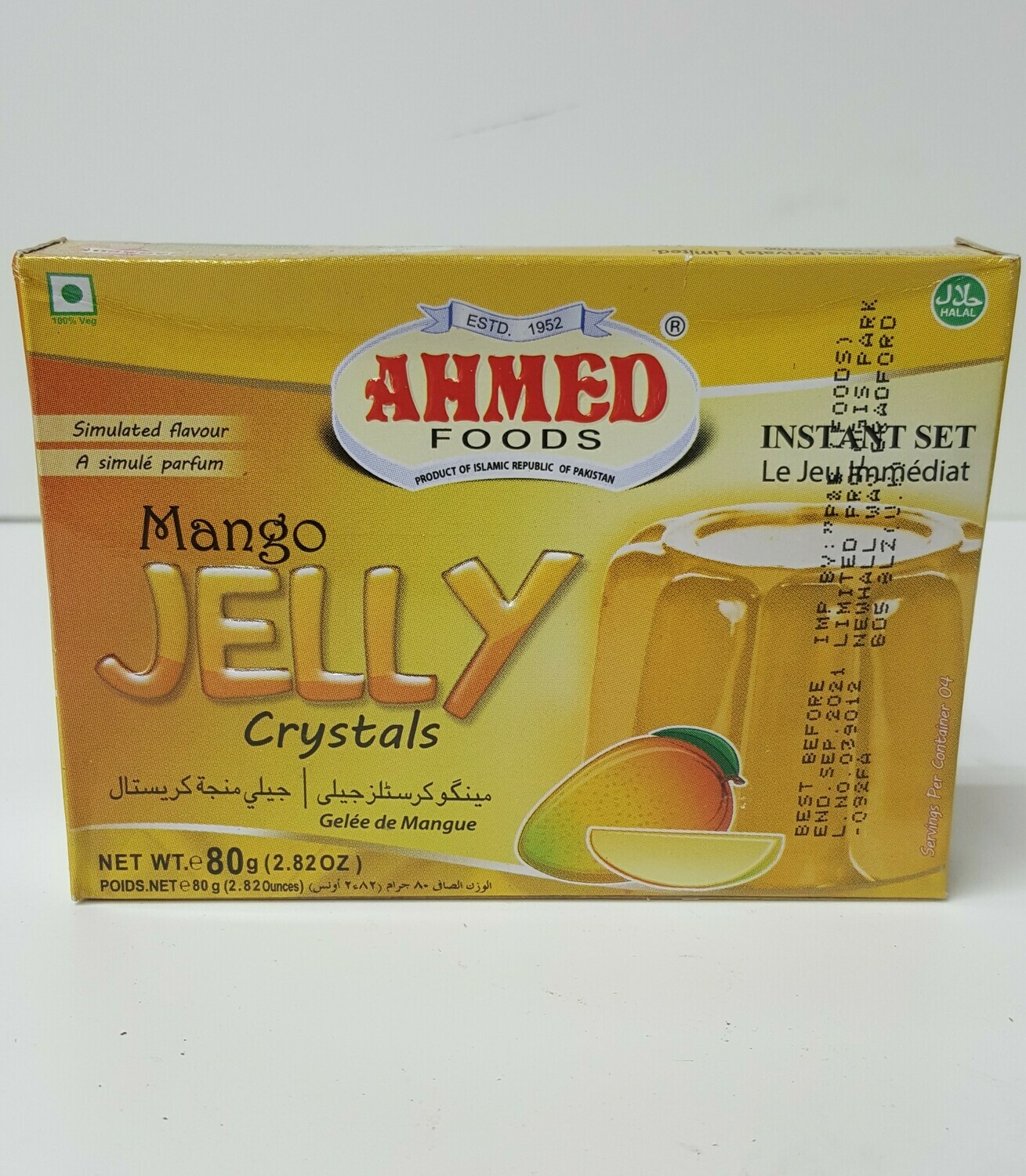 Mango Jelly Crystals AHMED 80 g