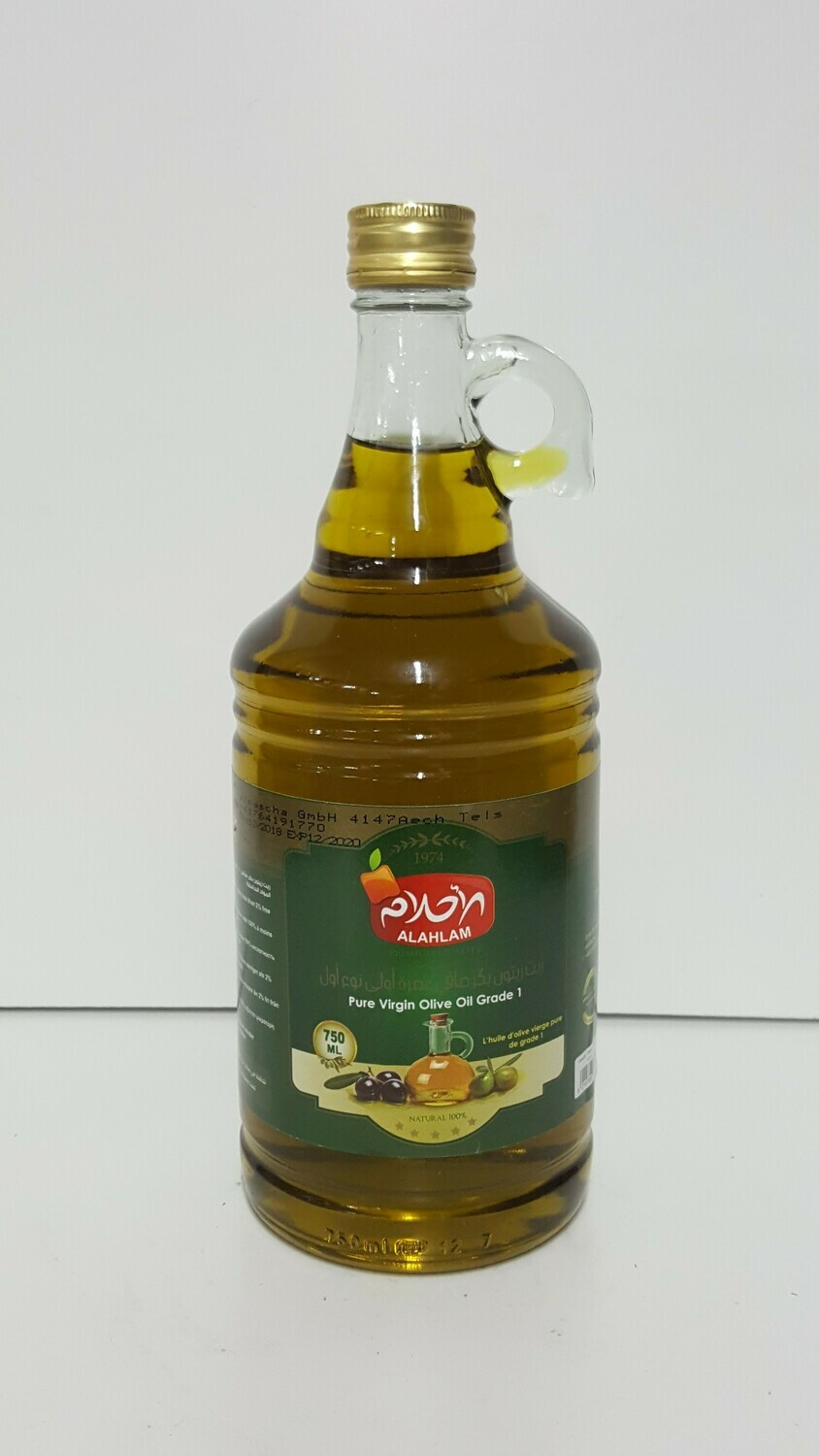Pure Virgin Olive Oil Grade 1 ALAHLAM 750 ml