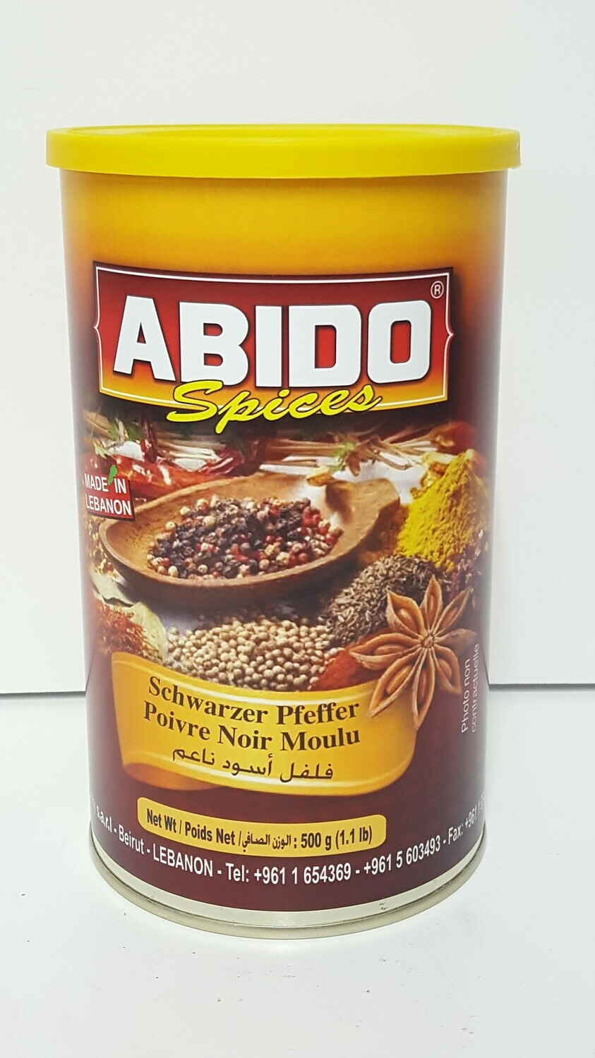Poivre Noir Mulu ABIDO SPICES 500 g