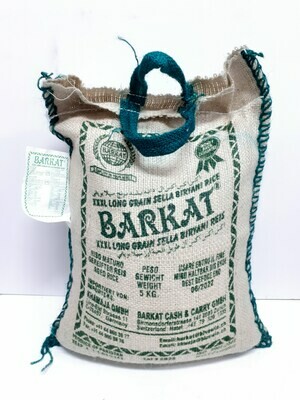 Long Grain Sella Biryani Rice BARKAT 5 Kg
