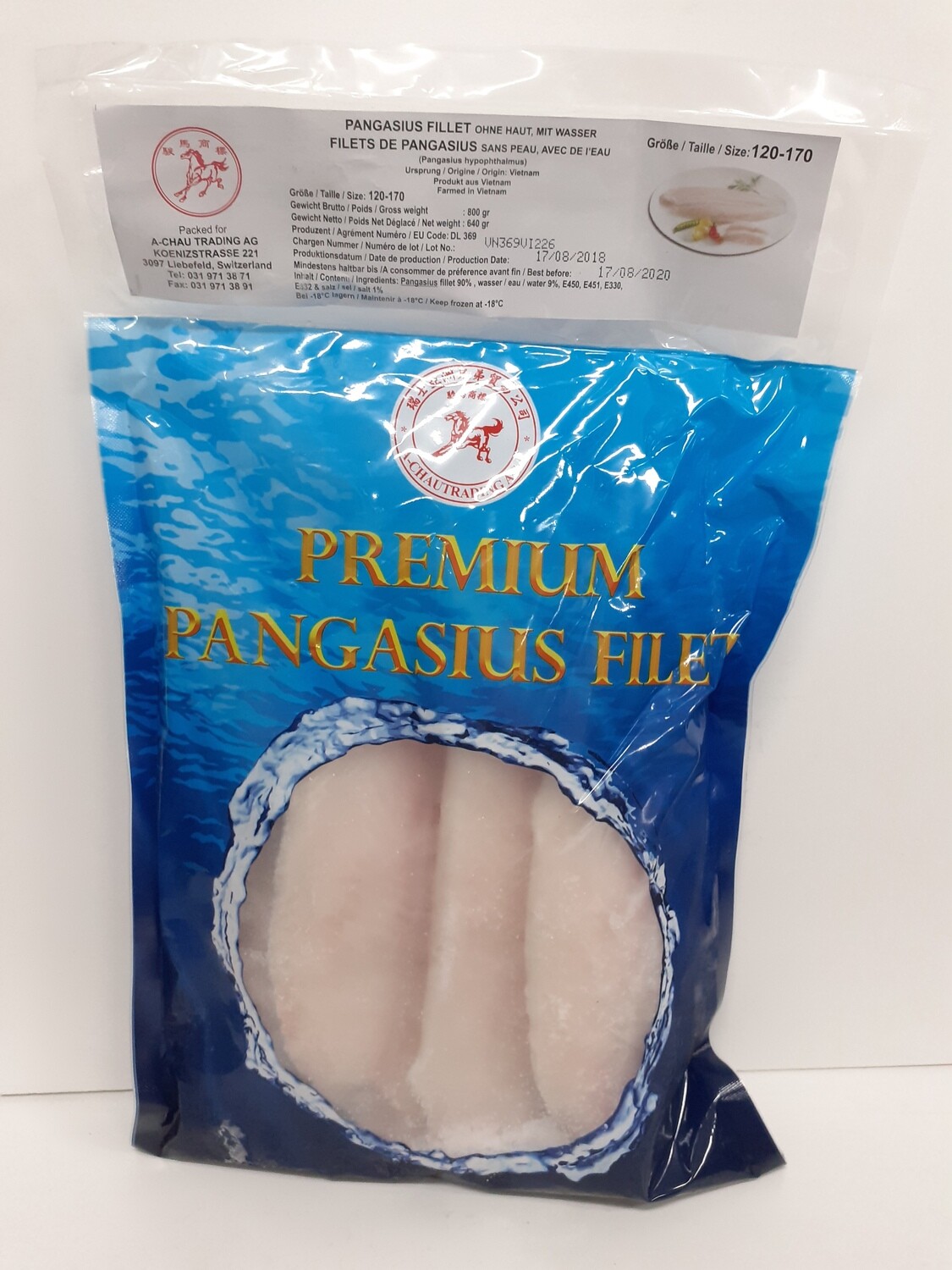 Pangasius Filet A-CHAUTRAPINGA 640 g