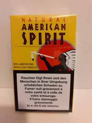 Natural American Spirit Yellow