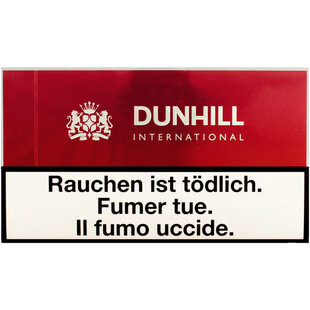 Dunhill International Red Flat (cartouche ou paquet)