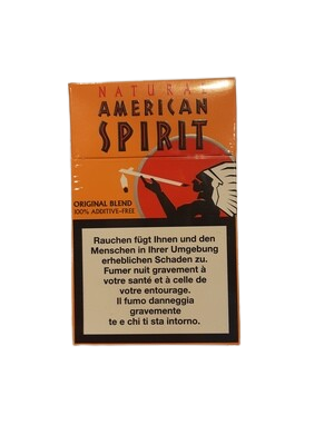 Natural American Spirit Orange  (Paquet ou Cartouche)