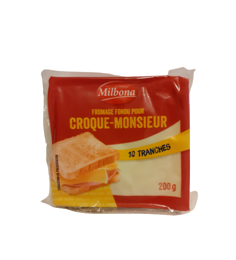 Fromage fondu pour Croque-Monsieur MILBONA 200g