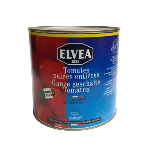 Tomates Pelées Entière ELVEA  2.5 Kg