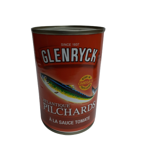Pilchards a la sauce tomate GLENRYCK 400 g