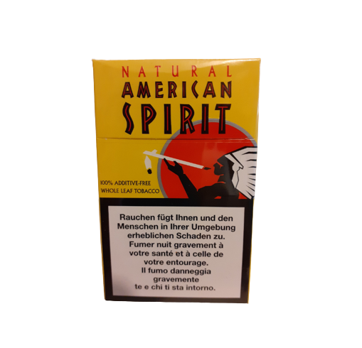 Natural American Spirit Yellow( paquet ou cartouche)