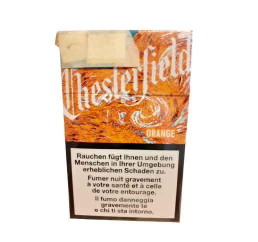 Chesterfield Cigarettes Orange Box (Paquet ou Cartouche)