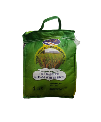 Basmati Steam White Rice ROYAL PEARL 4Kg