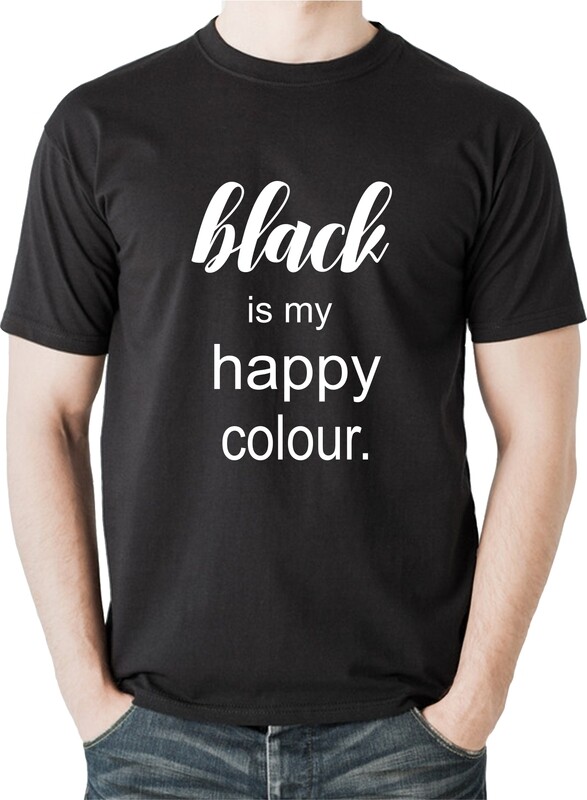 Black is my happy colour - Herren T-Shirt