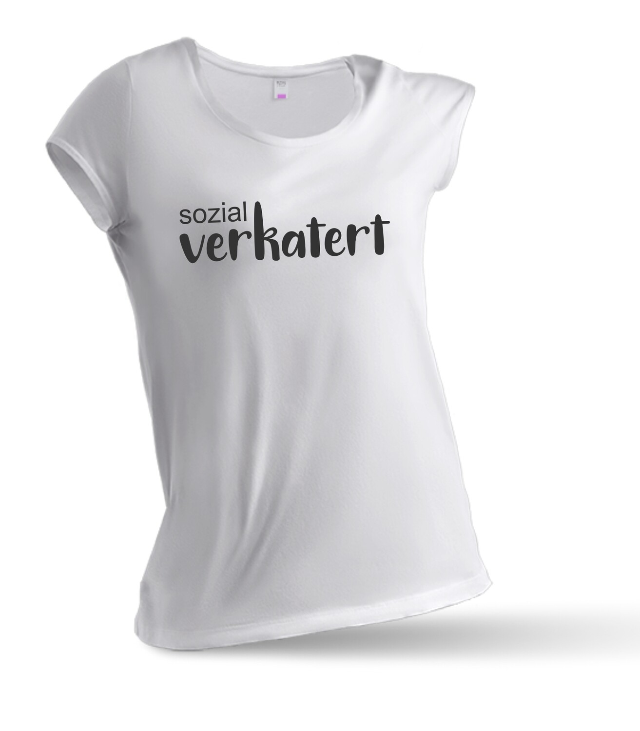 Sozial verkatert - Damen T-Shirt