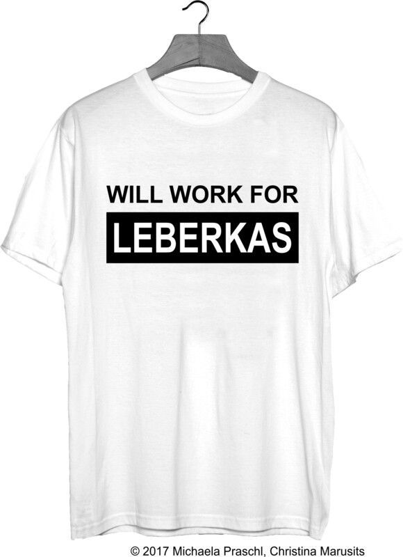 Will work for Leberkas - Herren T-Shirt