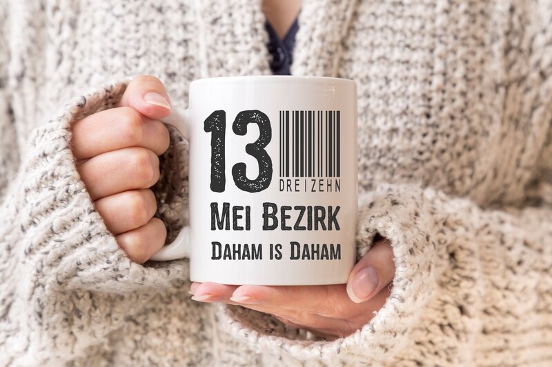Mei Bezirk - Alle 23 Wiener Bezirke - Tasse