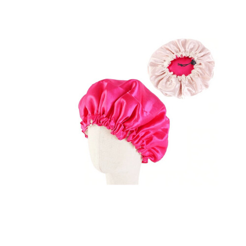 Bonnet satin rose