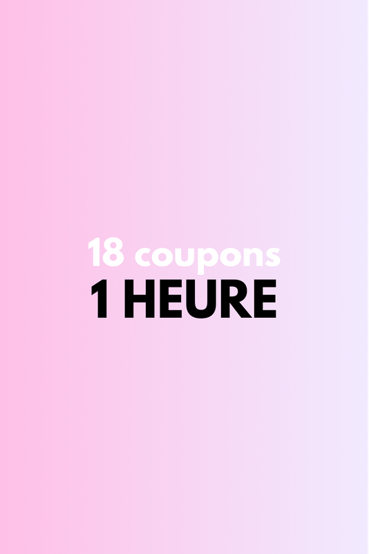 Carnet de 18 coupons de 1 heure