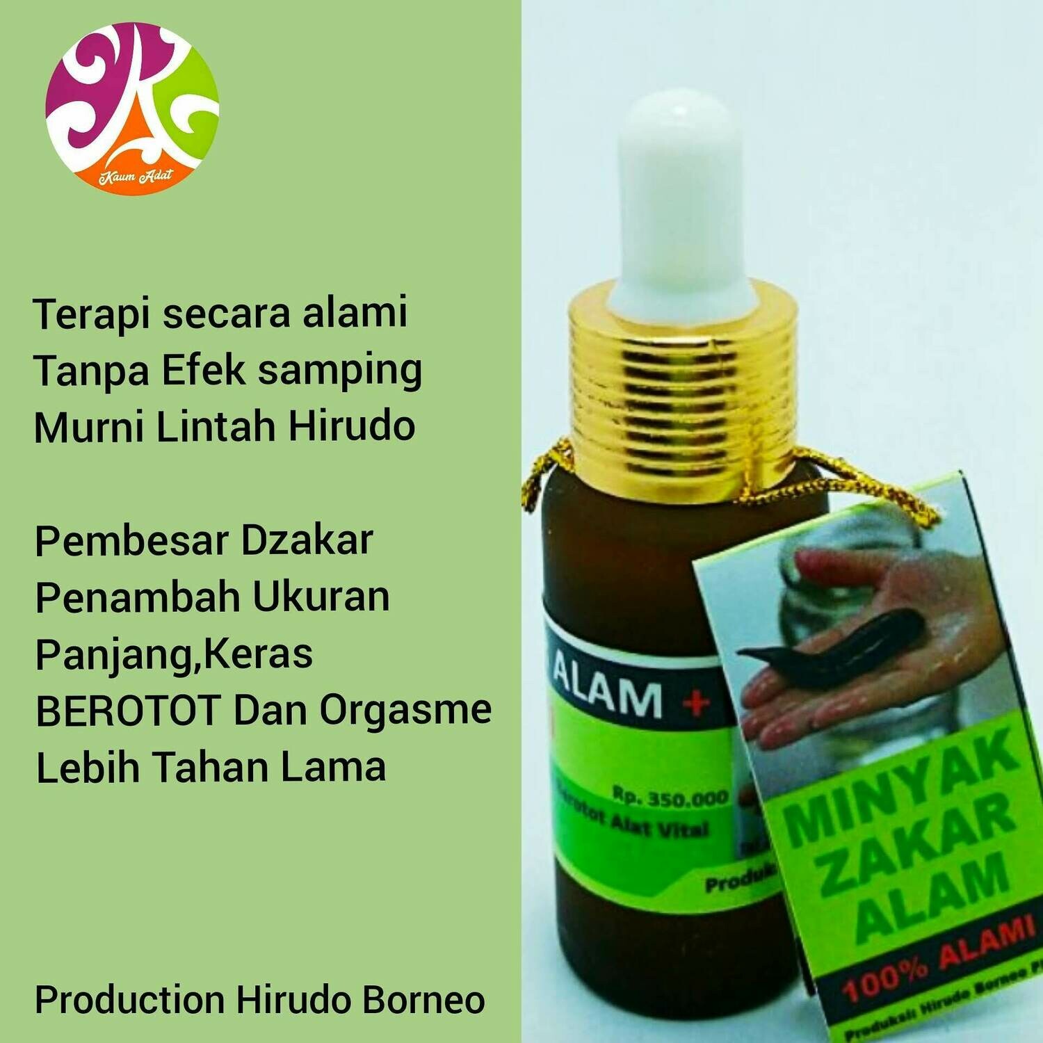 Minyak Zakar 100 Alami Tradisional Asli Kalimantan
