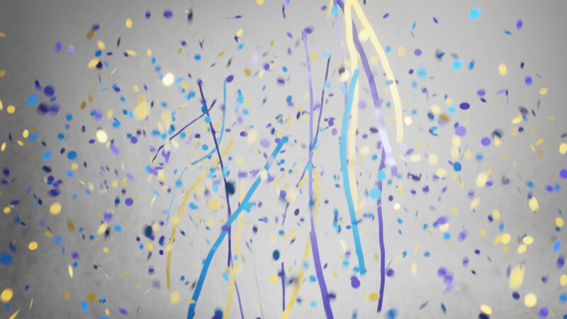 Branded Video - Confetti Floor